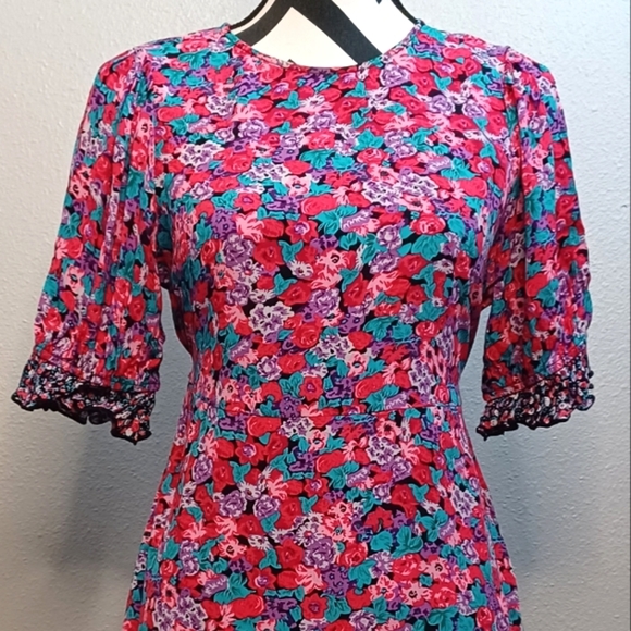 RIXO x Target Dainty Dark Floral Mini Dress - Picture 4 of 12